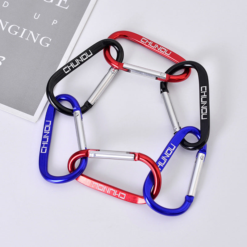 Wholesale Aluminum Alloy Mountaineering Buckle, Kettle Buckle, D-shaped Metal Keychain